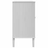 vidaXL Buffet SENJA aspect rotin blanc 112x40x80cm bois massif de pin