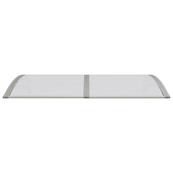 vidaXL Auvent de porte Gris 150x75 cm Polycarbonate
