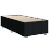 vidaXL Sommier &agrave; lattes de lit avec matelas Noir 100x200 cm Tissu