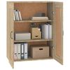 vidaXL Armoire murale suspendue Ch&ecirc;ne sonoma 69,5x32,5x90 cm