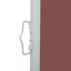 vidaXL Auvent lat&eacute;ral r&eacute;tractable de patio 100x500 cm Marron