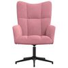 vidaXL Chaise de relaxation Rose Velours