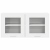 vidaXL Armoire suspendue Blanc 80 x 31 x 40 cm Bois d'ing&eacute;nierie
