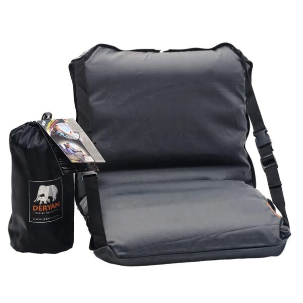 DERYAN Lit de voyage pour b&eacute;b&eacute; Air Traveller 80 x 40 x 6 cm Noir