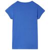 T-shirt pour enfants bleu cobalt 116