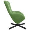 vidaXL Fauteuil &oelig;uf Vert clair 63 x 73 x 90 cm Velours