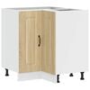 vidaXL Armoire d'angle de cuisine Kalmar ch&ecirc;ne sonoma bois ing&eacute;nierie