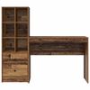 vidaXL Bureau avec tiroir 2 pcs Bois ancien