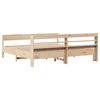 vidaXL Cadre de lit sans matelas 200x200 cm bois massif de pin