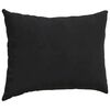 vidaXL Coussins de canap&eacute; 2 pcs Noir 70 x 50 cm