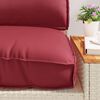 vidaXL Ensemble de coussins 3 pcs Bordeaux Tissu Oxford