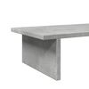 vidaXL Support de moniteur gris b&eacute;ton 100x27x15 cm bois d'ing&eacute;nierie