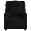 vidaXL Fauteuil inclinable de massage noir tissu