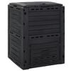 vidaXL Composteur de jardin Noir 280 L Polypropyl&egrave;ne