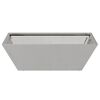 vidaXL Cache-pot de jardin 5 pcs Argent 50 x 50 x 15 cm
