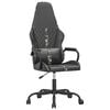 vidaXL Chaise de jeu Noir et camouflage Similicuir