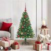 vidaXL Sapin de No&euml;l artificiel Vert 120 cm PVC, Acier et Plastique
