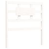 vidaXL Cadre de lit sans matelas blanc bois de pin massif