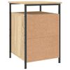 vidaXL Tables de chevet 2pcs ch&ecirc;ne sonoma 40x42x60cm bois d'ing&eacute;nierie