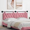 vidaXL T&ecirc;te de lit suspendue Rose 170 x 55 x 7 cm Velours