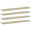 vidaXL Panneaux biblioth&egrave;que 8 pcs Ch&ecirc;ne sonoma 100x20x1,5cm Agglom&eacute;r&eacute;