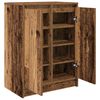 vidaXL Armoire &agrave; chaussures vieux bois 57x34x76 cm bois d'ing&eacute;nierie