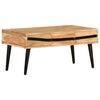 vidaXL Table basse 88x50x42 cm Bois d'acacia solide