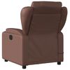 vidaXL Fauteuil de massage inclinable Marron Similicuir