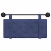 vidaXL T&ecirc;te de lit suspendue Bleu police 90 x 55 x 5 cm Velours