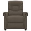 vidaXL Fauteuil de massage électrique Gris Similicuir