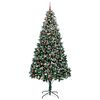 vidaXL Sapin de No&euml;l artificiel Vert 240 cm PVC, Acier et Plastique