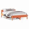 vidaXL Cadre de lit sans matelas cire marron 140x200cm bois pin massif
