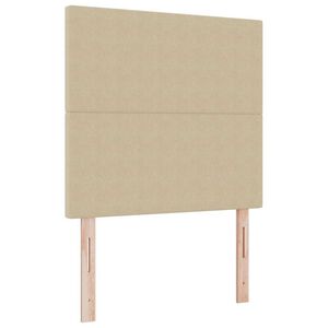 vidaXL T&ecirc;te de lit Gris Vert Clair 80 cm Tissu en velours c&ocirc;tel&eacute;