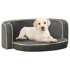 vidaXL Canap&eacute; pliable pour chien Gris 73x67x26 cm Coussin lavable
