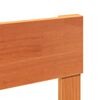 vidaXL Cadre de lit sans matelas cire marron 75x190 cm bois pin massif