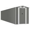 vidaXL Abri de jardin Gris clair 192x938x223 cm M&eacute;tal galvanis&eacute;