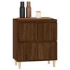 vidaXL Buffet Chêne marron 60x35x70 cm Bois d'ingénierie