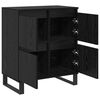 vidaXL Buffet Ch&ecirc;ne noir 60 x 35 x 70 cm