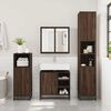 vidaXL Armoire de lavabo de salle de bain ch&ecirc;ne marron 65x33x60 cm