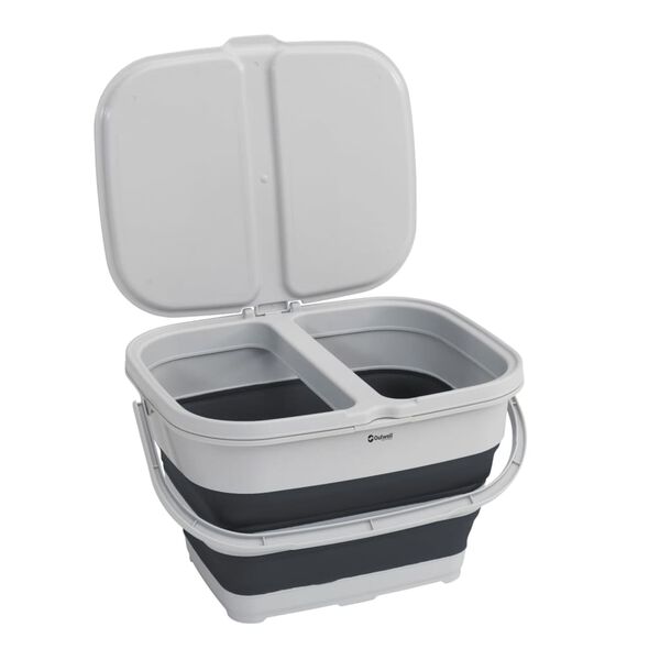 Outwell Corbeille de recyclage pliable Shadow bleu marine