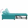 vidaXL Canap&eacute;-Lit Turquoise 194 x 67 x 82 cm Velours