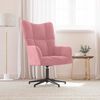 vidaXL Chaise de relaxation Rose Velours