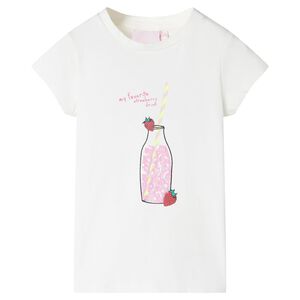 T-shirt pour enfants &eacute;cru 140