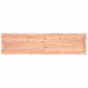 vidaXL Comptoir de salle de bain marron 160x40x(2-4) cm bois trait&eacute;