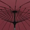 vidaXL Parasol d'ext&eacute;rieur avec m&acirc;t en aluminium 270 cm rouge bordeaux