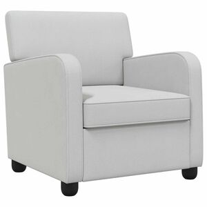 vidaXL Fauteuil Gris clair Velours
