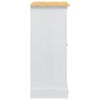 vidaXL Coffres de rangement Blanc 92 x 48 x 114 cm Bois de Pin Massif