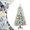 vidaXL Sapin de No&euml;l Artificiel &agrave; Branches Articul&eacute;es Blanc 120 cm