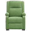 vidaXL Fauteuil de massage Vert clair Velours