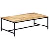 vidaXL Table basse 120x60x40 cm Bois de manguier solide brut
